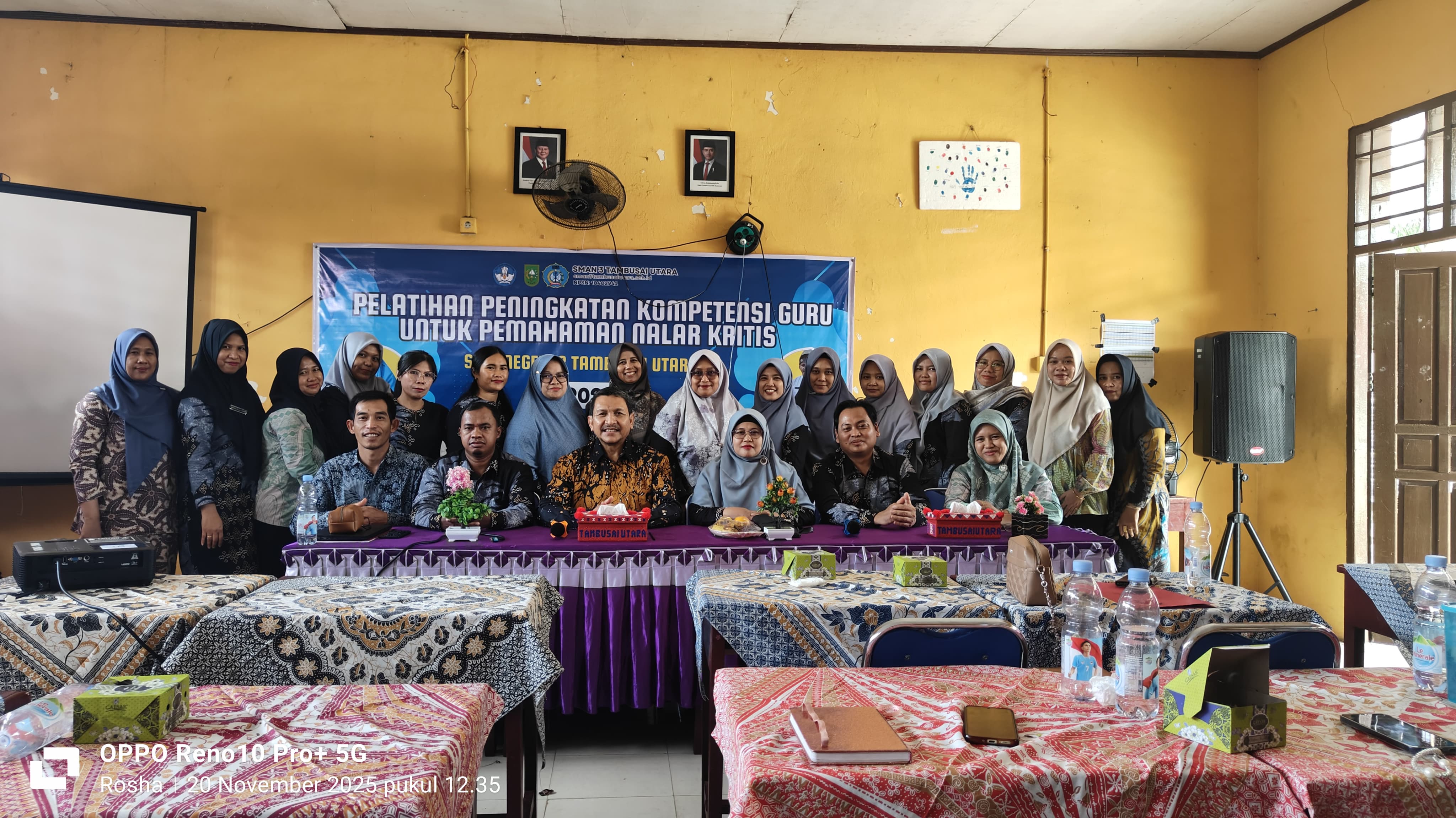 Dosen Unilak Gelar Pelatihan Guru Untuk Peningkatkan Pemahaman Nalar Kritis Guru SMA 3 Tambusai Utara