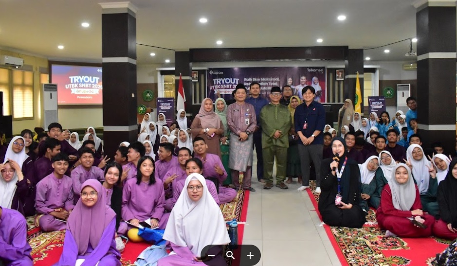 Di Unilak, 400 Pelajar Adu Skill di Tryout Akbar UTBK SNBT Ilmupedia Telkomsel 