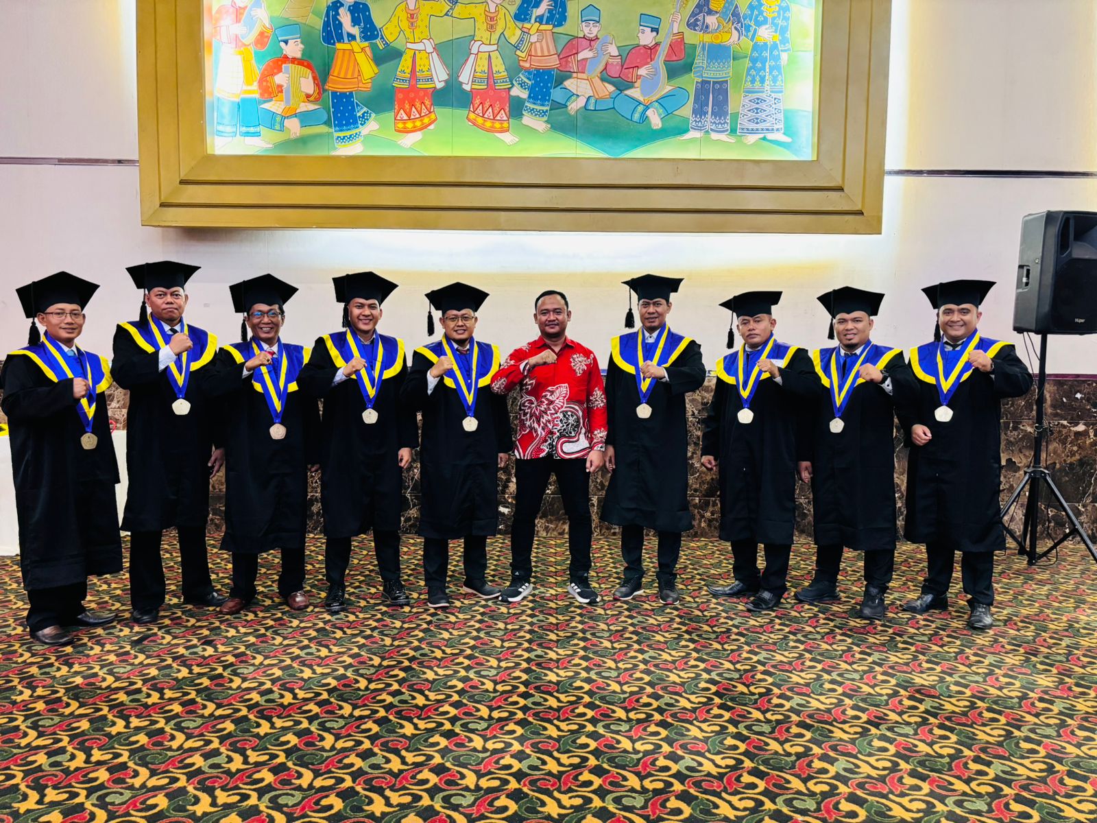Angkatan Perdana Magister Pendidikan Vokasi Keteknikan Pascasarjana Unilak Diwisuda, Empat  Orang  Lulus Tanpa Tesis