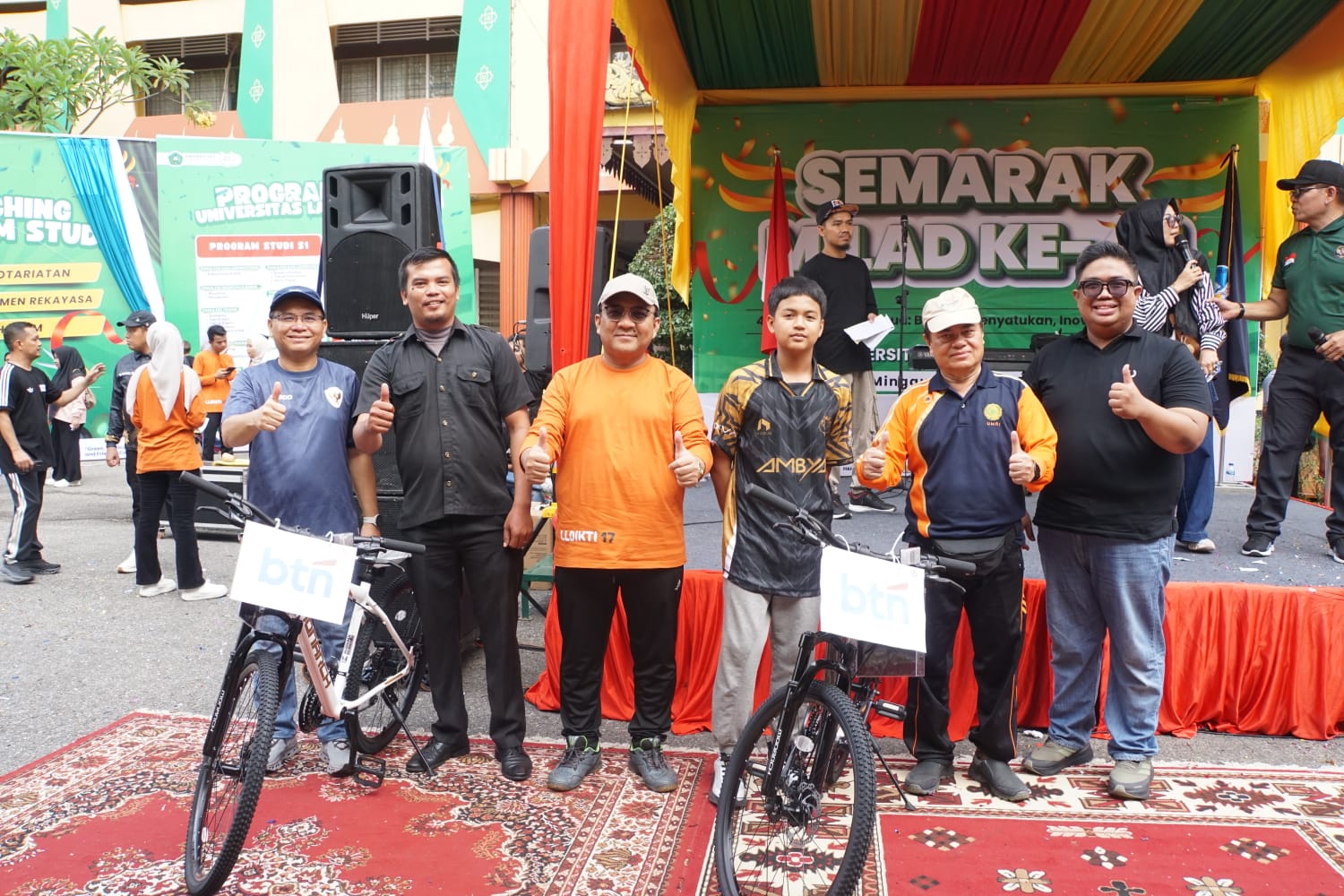 2.500 Peserta Ramaikan Gerak Jalan Santai Milad Unilak, Rektor Luncurkan Prodi Baru  ?