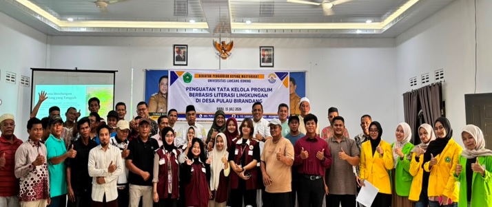 FIA Unilak, UNRI dan IKTA Al Insyirah Perkuat Desa Pulau Birandang Menuju Kampung Tangguh Iklim