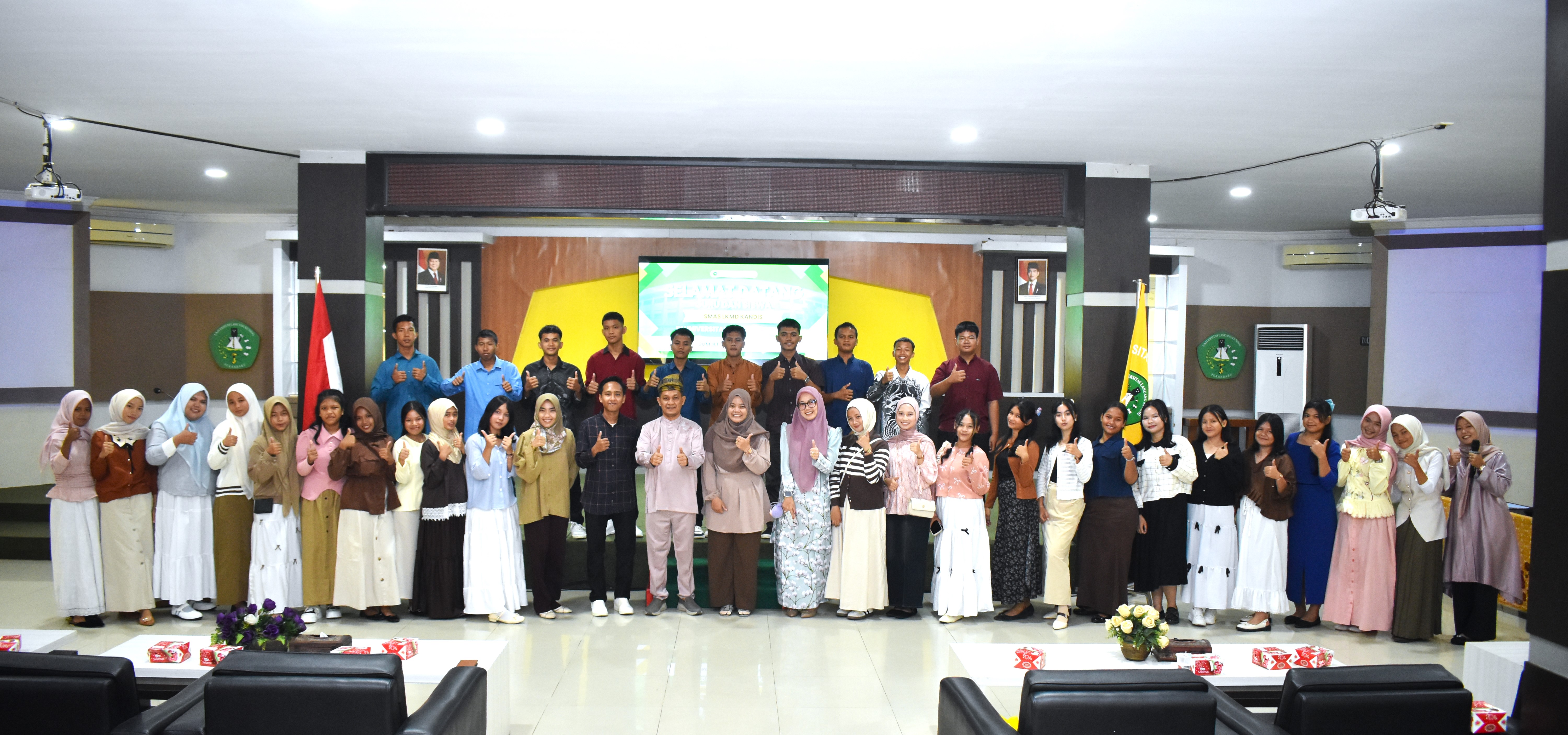 WR Tiga Unilak Dukung & Puji SMA LKMD Kandis