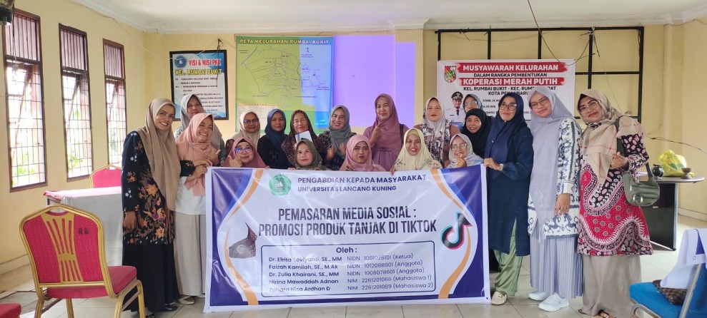 Dosen FEB Unilak Bantu Cara Menghitung Balik Modal dan Untung Bagi Pelaku UMKM di Pekanbaru