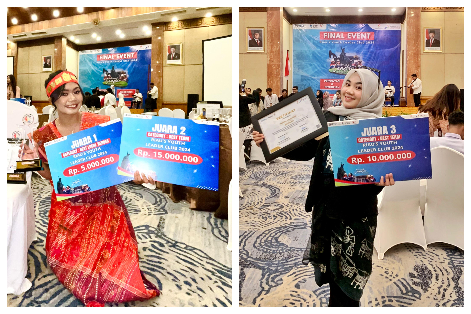 Membanggakan, Mahasiswa FIB dan FH Unilak Raih Juara di Riyolc 2024