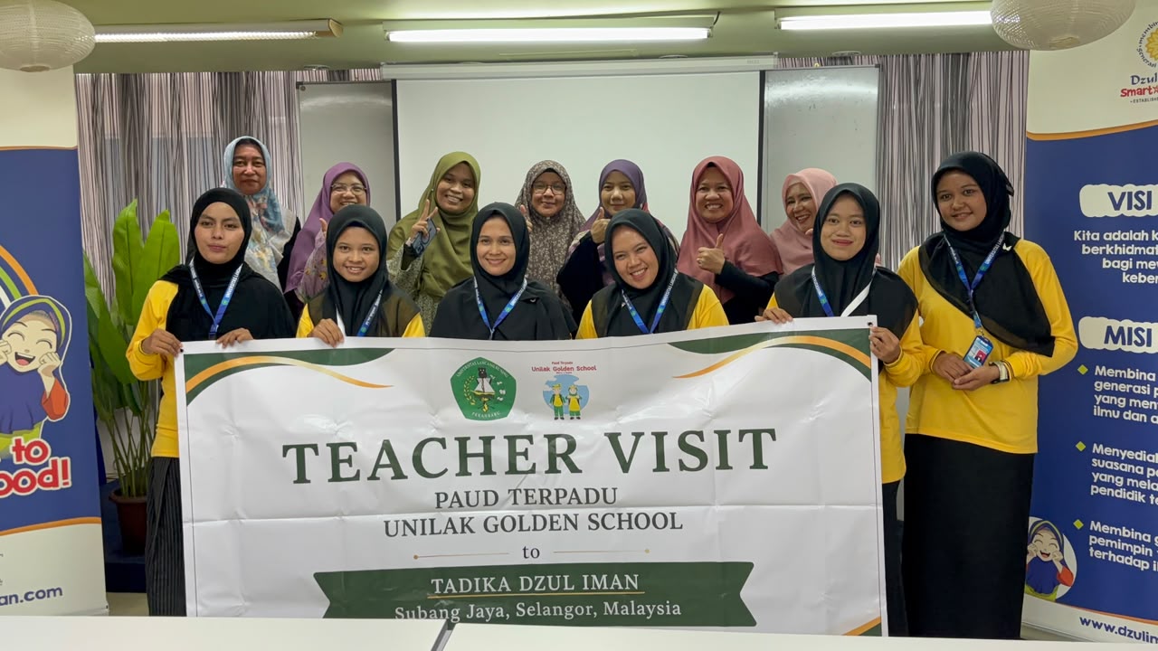 Guru TK Terpadu UNILAK Golden School Lakukan Benchmarking ke Tadika Dzul Iman Malaysia