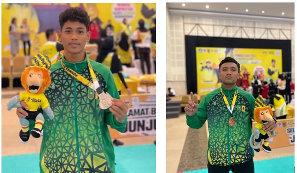 Mahasiswa Unilak Harumkan Nama Riau di Pomnas Kalimantan Selatan, Sumbang 2 Medali 