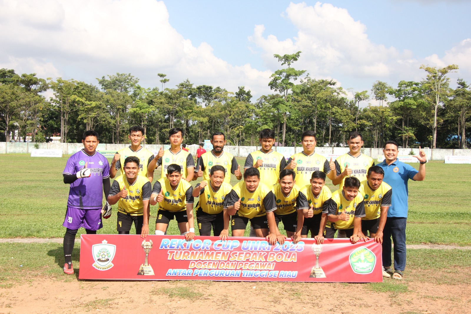 Unilak Kalahkan UIR 1 0 di Laga Rektor Unri Cup 2023, Modal Bagus Untuk Pertandingan Kedua
