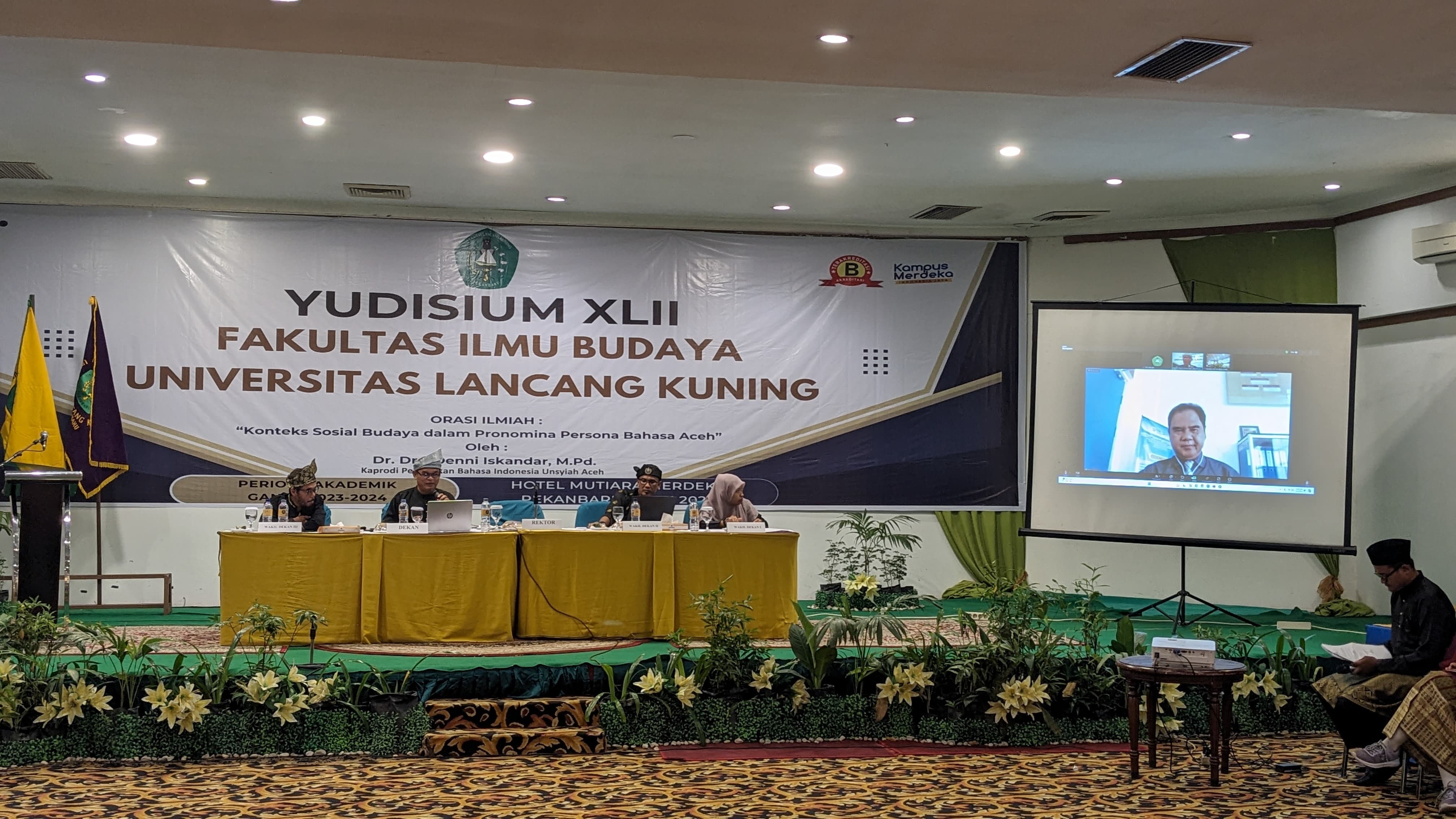 Sukses Menatap Masa Depan: FIB UNILAK Gelar Yudisium XLII di Hotel Mutiara Merdeka Pekanbaru