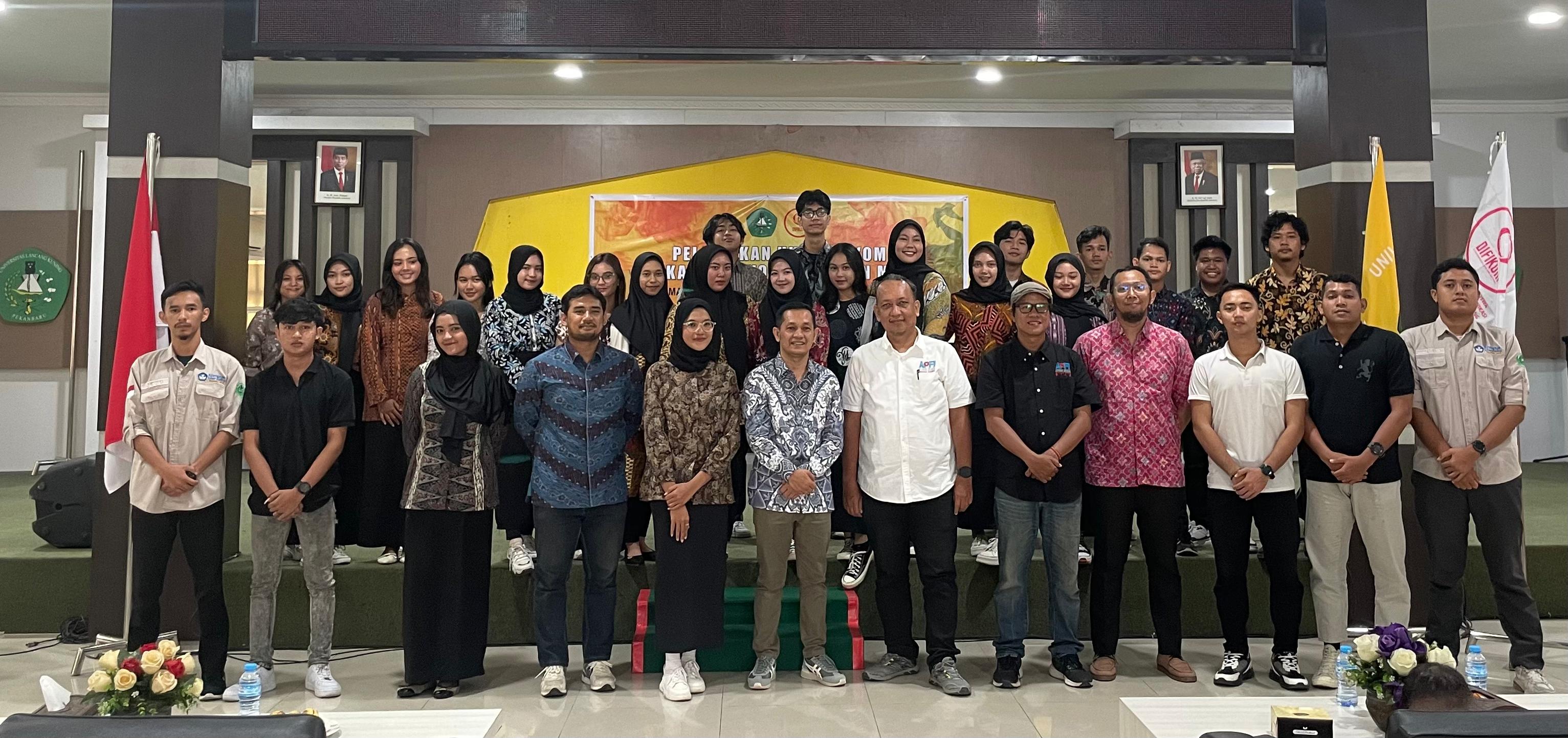 Unilak MoU Dengan APFI Riau Saat Pelantikan Pengurus UKM Desain dan Fotografi Komunikasi