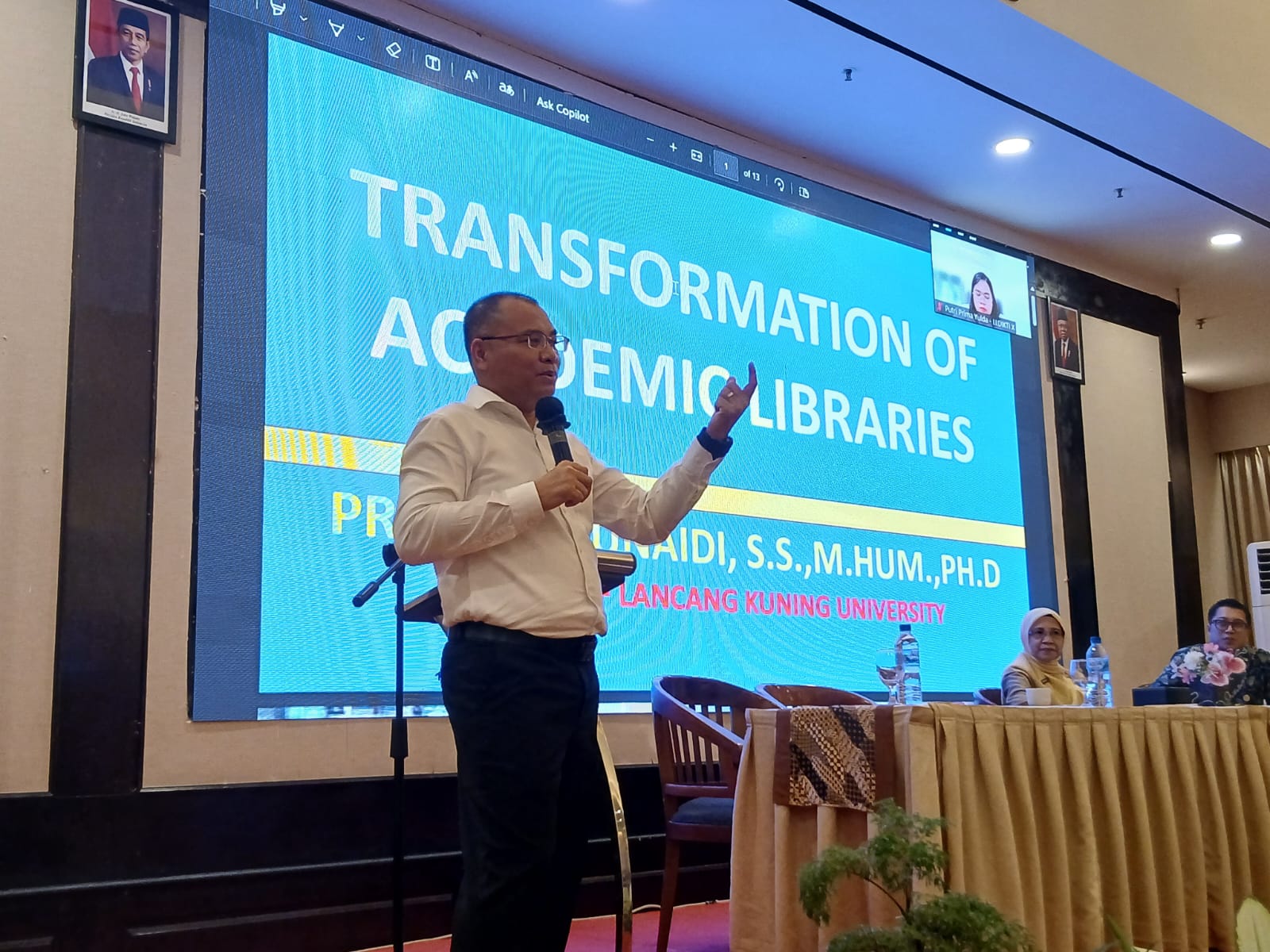Jadi Narsumber Bimtek Pengembangan Perpustakan Perguruan Tinggi, Ini Masukan Prof Junaidi Untuk Peningkatan Akreditasi