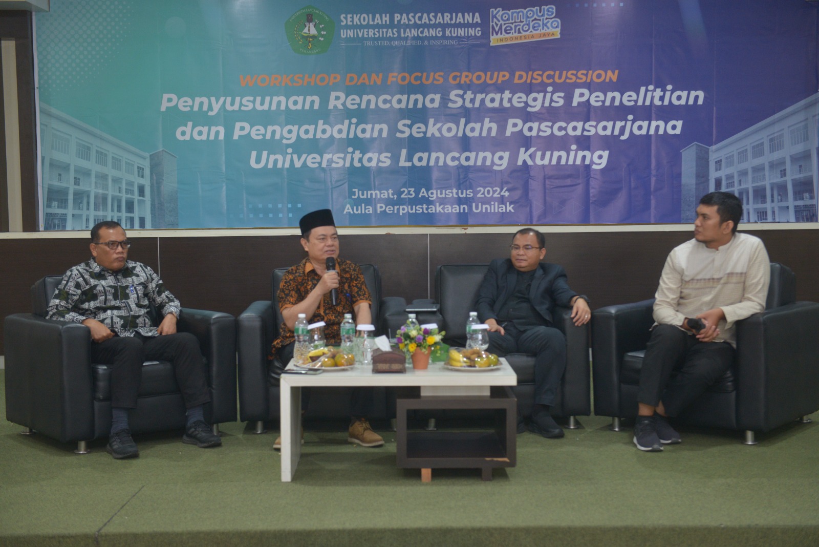 Dorong Peningkatan Publikasi Ilmiah, Sekolah Pascasarjana Unilak Gelar Workshop dan FGD Penyusunan Rencana Strategis Penelitian dan Pengabdian