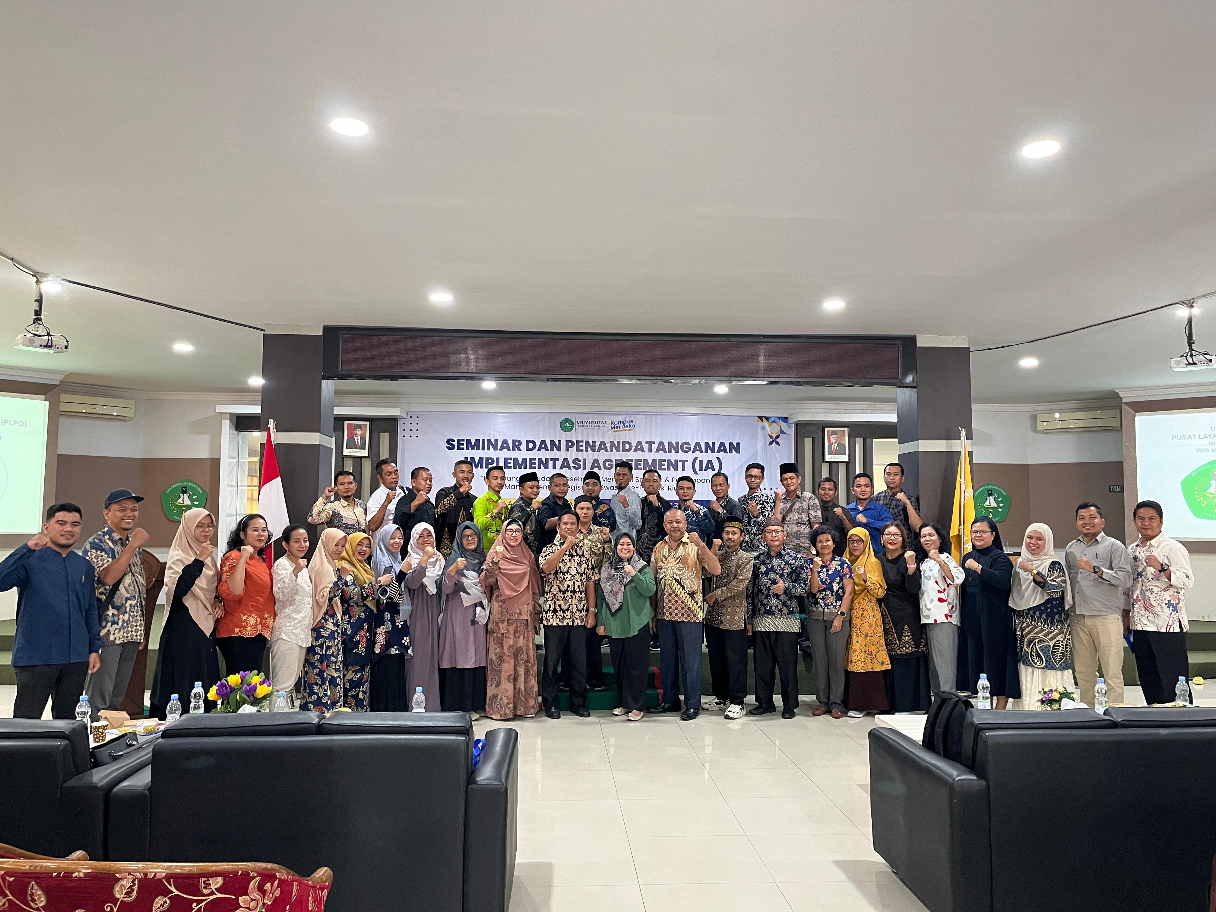 MKKS SMA Swasta se-Provinsi Riau Jalin Kerjasama Dan Penandatanganan IA Dengan Unilak