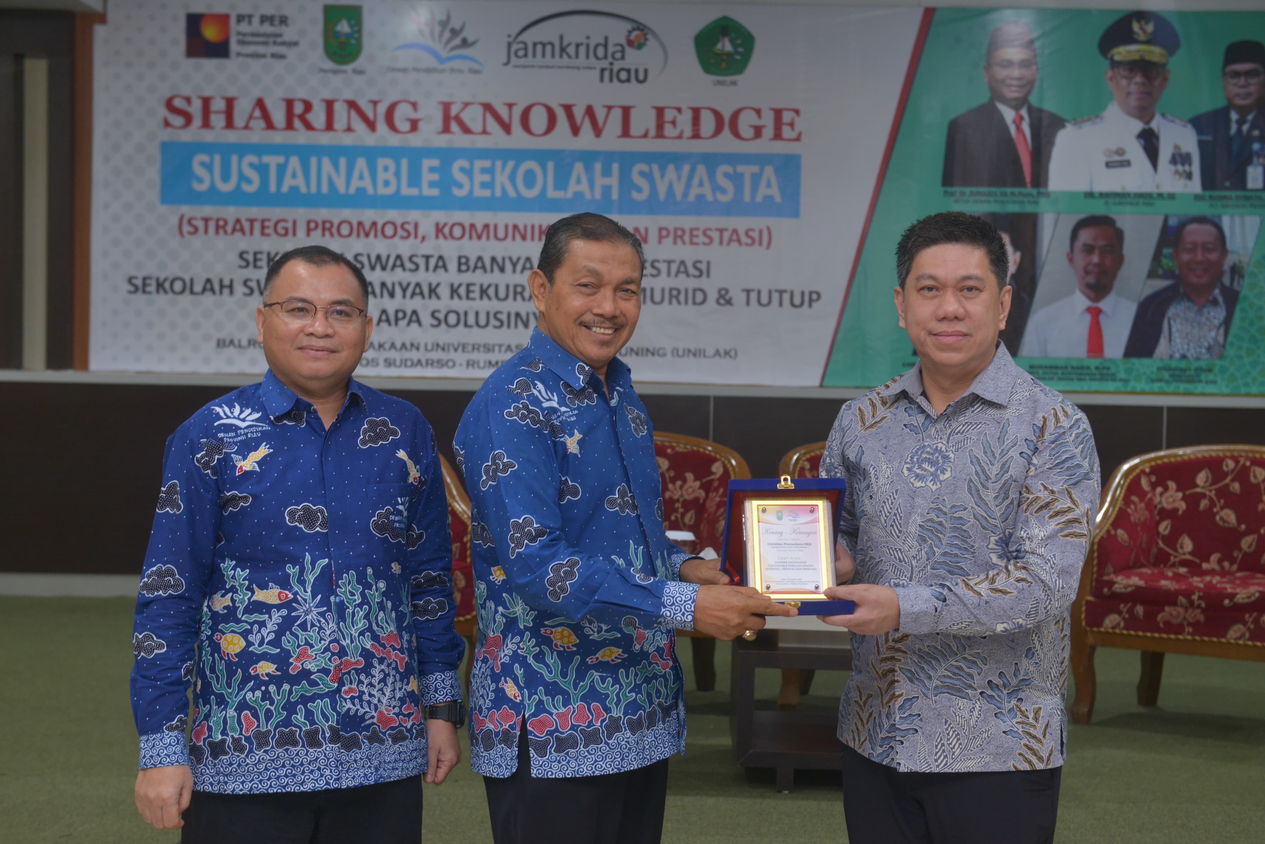 Unilak Tuan Rumah Pertemuan Kepala Sekolah Swasta di Riau