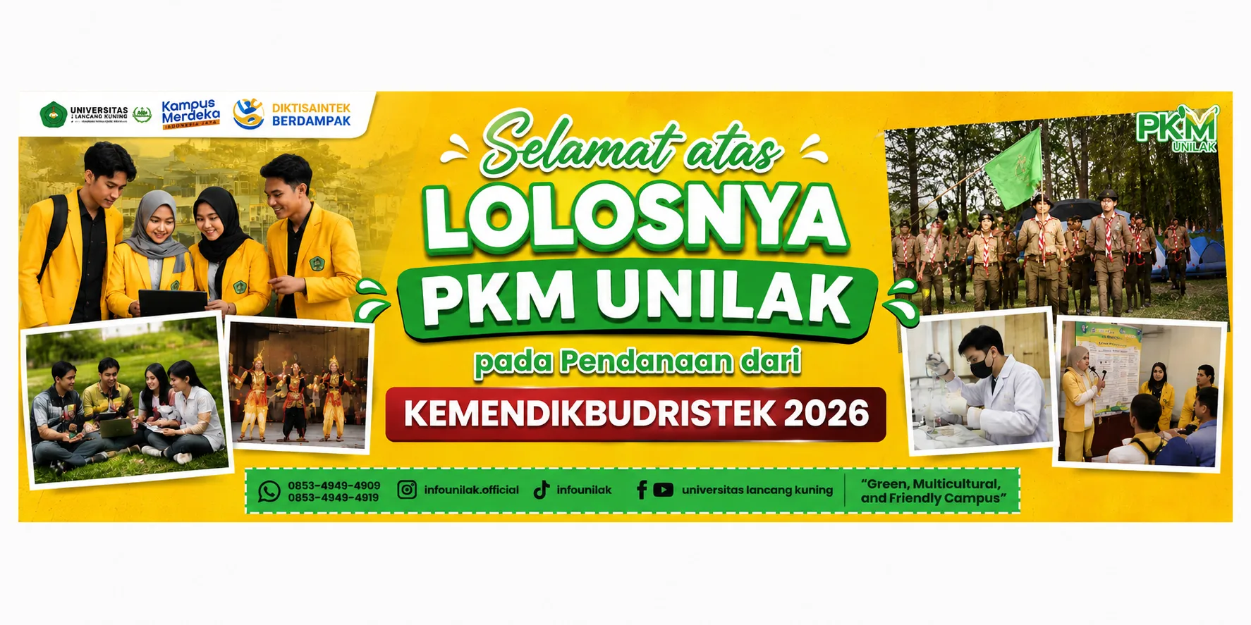 PKM Unilak Lolos Pendanaan dari Kemendikbudristek 2026